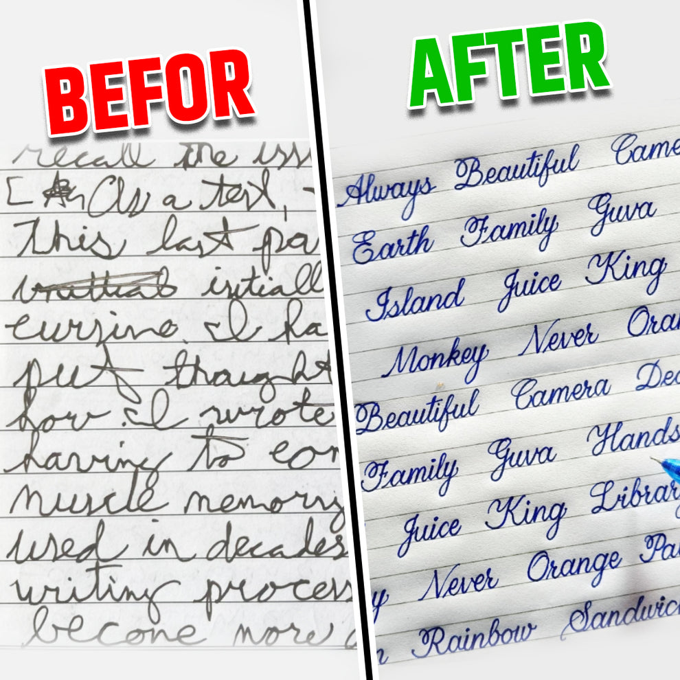 Cursive Capital Letters - A B C (Beautiful Handwriting Secret)- By Ric ...
