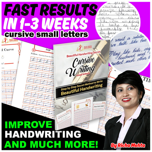 UNLOCK THE SECRETS OF BEAUTIFUL CURSIVE SMALL LATTER HANDWRITING