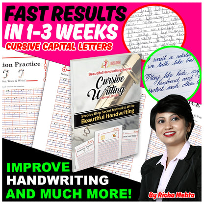 UNLOCK THE SECRETS OF BEAUTIFUL CURSIVE CAPITAL LATTER HANDWRITING